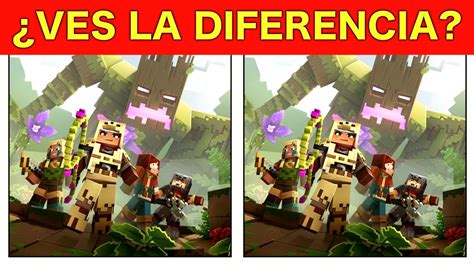 ENCUENTRA La DIFERENCIA Minecraft Puedes Encontrar A Tiempo Las