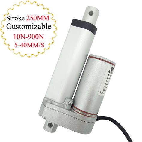 Stroke Mm Inch Load To N Kg Electric Linear Actuator V