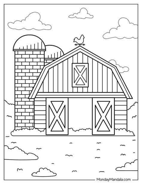 26 Farm Coloring Pages Free Pdf Printables