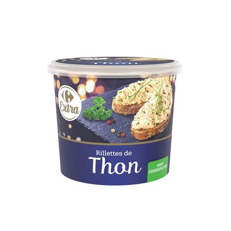 Rillettes De Thon Carrefour Extra Le Pot De G Prix Carrefour