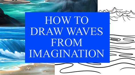 How To Draw Waves From Your Imagination Youtube