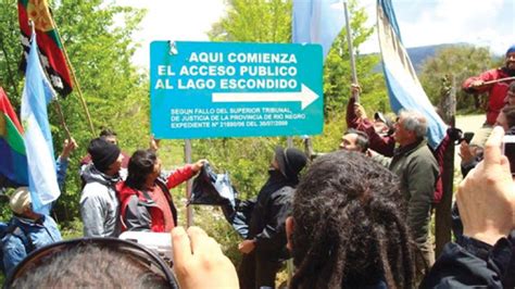 Representantes De Organizaciones Marchan A Lago Escondido Minuto Neuquen