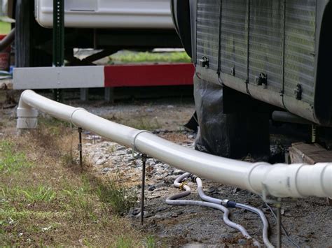 build  hard pipe rv sewer