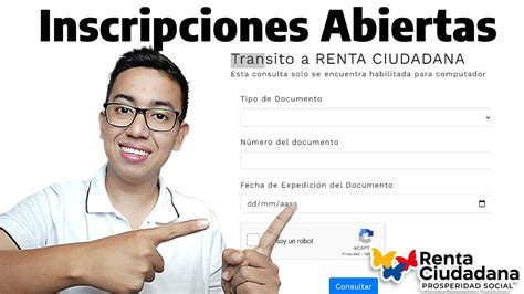 Inscripciones Abiertas Actualización para Beneficiarios de Renta