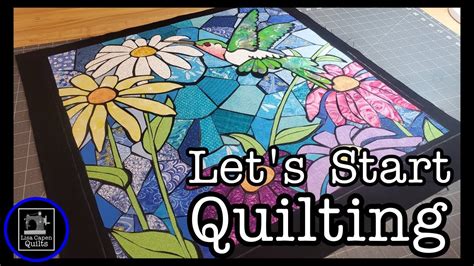 Let S Start Quilting Our Hummingbird Mosaic Art Quilt Live Hangout