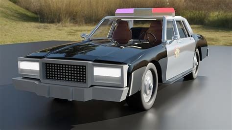 D Model Police Car Sheriffs Car Highway Patrols Car Police Vehicle Vr