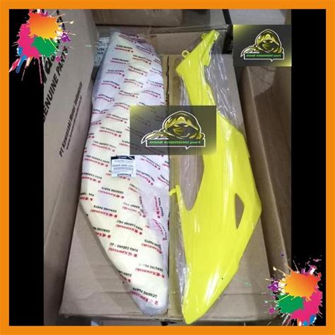 Jual Cover Tangki Sayap Tangki Panjang Kuning Set Klx 150 Bf Original