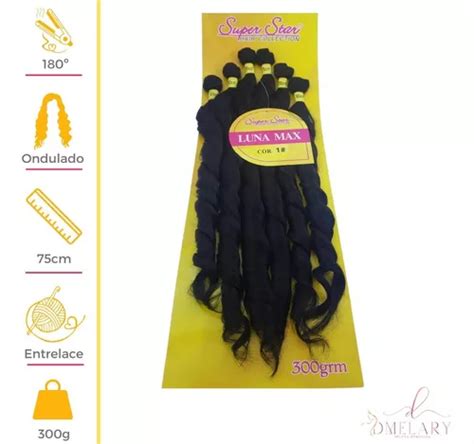 Cabelo Organico Cacheado Ondulado Longo Luna Max Cm G Mercadolivre