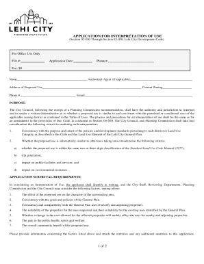 Fillable Online Application For Conditional Use Permit Approval Fax