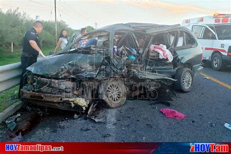 Hoy Tamaulipas Choque Deja Un Muerto Y Seis Lesionados En Soto La Marina