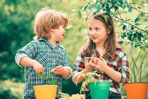 Childhood Memories Kids Having Fun In Field Against Green Background