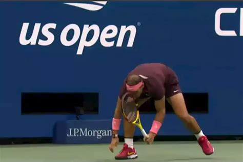 US Open Rafael Nadal asustó a todos con el fuerte golpe que se dio en