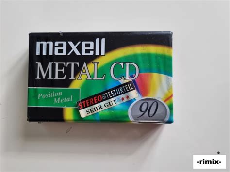 Prazna Kaseta Maxell Metal Cd Kupindo