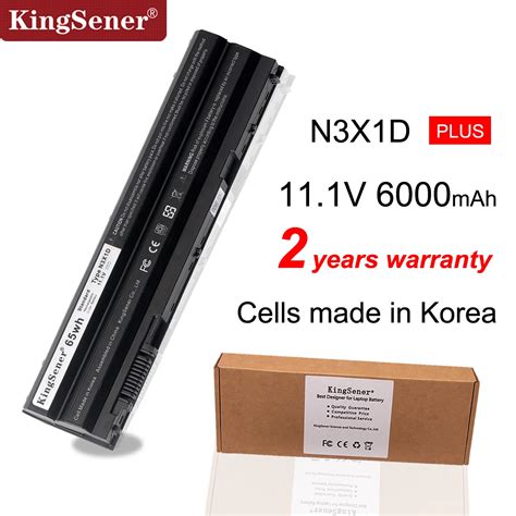 Kingsener n3x1d 65wh 6000mah bateria do portátil para dell precision