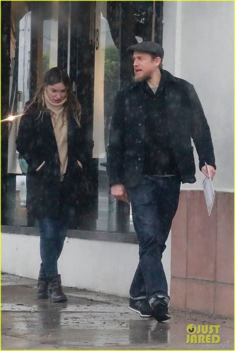 Charlie Hunnam Longtime Love Morgana Mcnelis Brave The Rainy L A