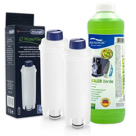 Zestaw Do Delonghi Filtr DLSC002 2 Szt Aqualogis Verde 750ml