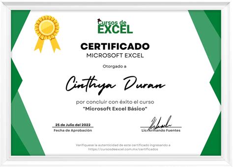 Curso Excel Certificado