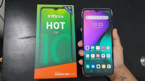 Infinix Hot 10 Play 4gb 64gb Unboxing Youtube