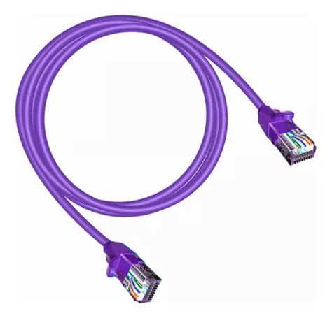 Cabo De Rede Vention Rj Ethernet Utp Purple Cat M Mercadolivre