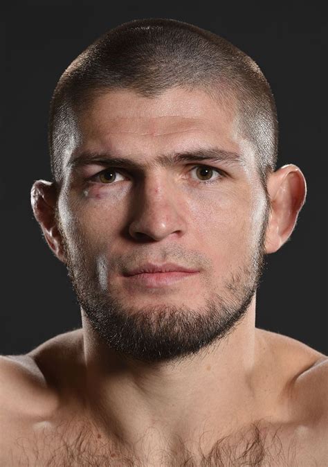 Khabib Nurmagomedov Of Russia Poses For A Portrait Backstage After