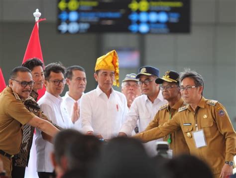 Presiden Jokowi Resmikan Rehab Rekon Bandara Mutiara Sis Al Jufri Palu