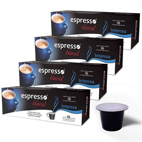 Kit C Psulas De Caf Compat Veis Nespresso Espresso Blend Intenso