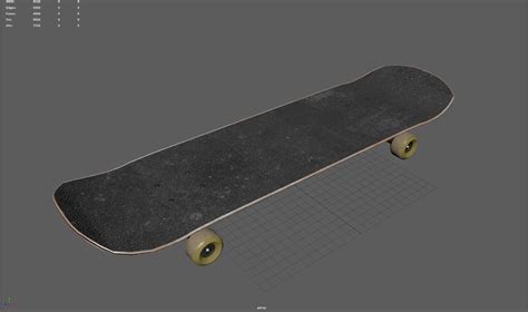 D Model Skate Table Vr Ar Low Poly Cgtrader