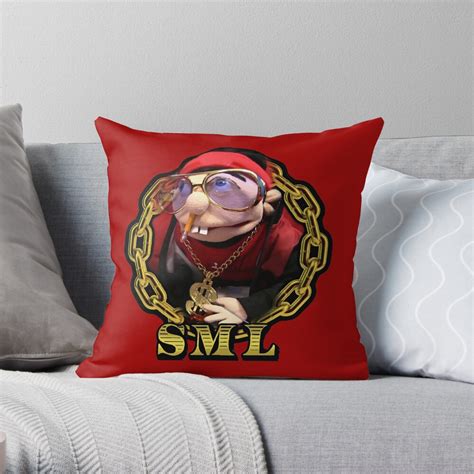 Rapper Jeffy Throw Pillow By Thiscub Redbubble