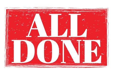 words  red grungy stamp sign stock illustration