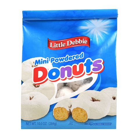 Little Debbie Snacks Mini Powdered Donuts, 10 oz - Walmart.com