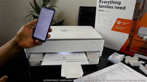 Hp Envy 6032e Learn How To Select And Print Network Configuration And Printer Reports Youtube