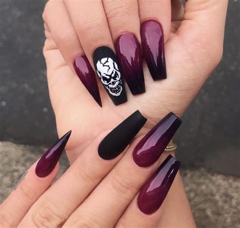 Pin De Yinet En Nailed Manicura De Uñas Uñas De Acrílico Negro Uñas