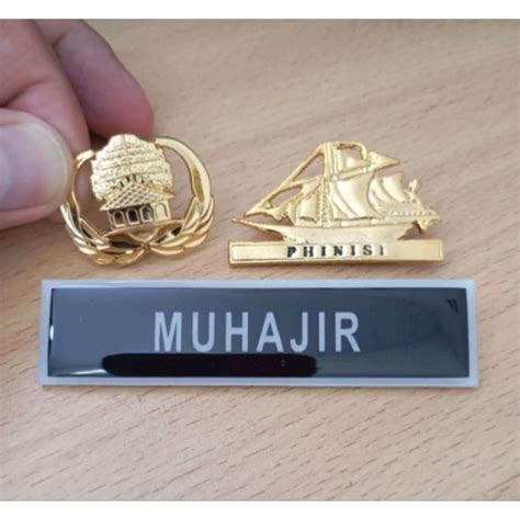 Jual Paket Atribut ASN Pin Korpri Magnet Pin Phinisi Magnet Dan Name