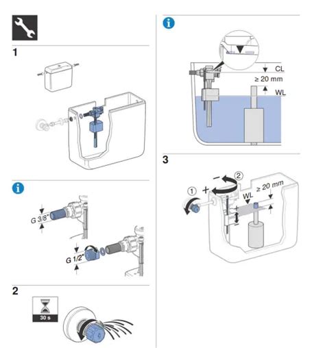 GEBERIT SW333837 Type 333 Float Valve Installation Guide