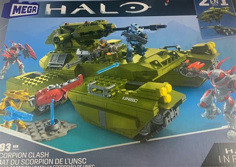 Halo UNSC Scorpion Clash Tank Mega Construx Bloks Set HHC42 Factory