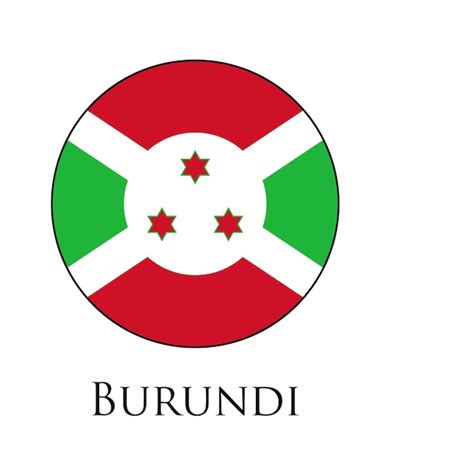 Bandeira Do Burundi Em Vetor Vetor Premium