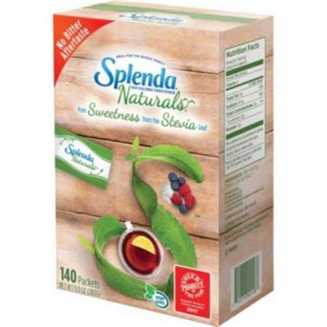 Splenda Snh00232 Splenda Naturals Stevia Sweetener Pack Of 140 1 Qfc