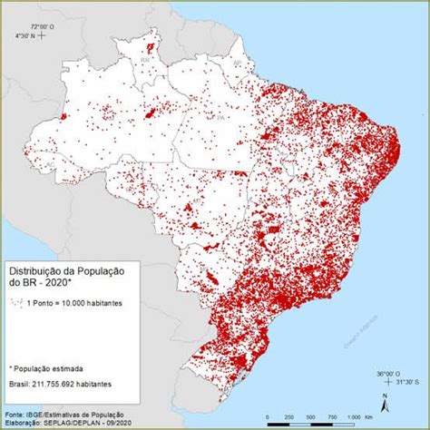 Brazilian Population Density Mapporn