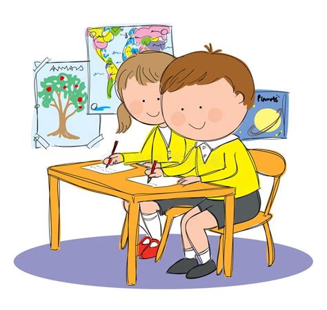 kids in classroom - Clip Art Library