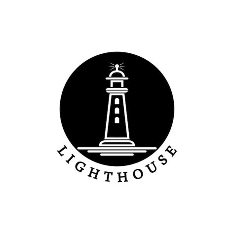 Premium Vector Lighthouse Logo Icon Vector Template