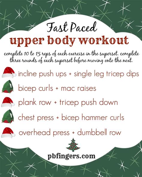 Fast Paced Upper Body Workout - Peanut Butter Fingers