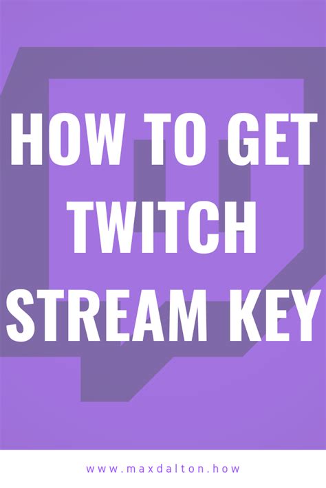 How To Get Twitch Stream Key Artofit