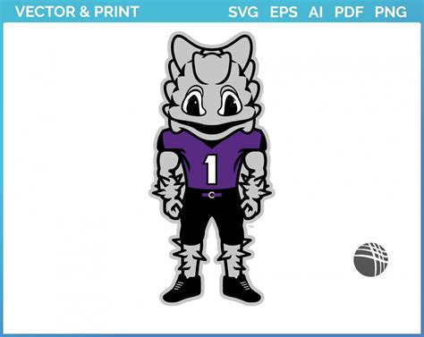 Tcu Horned Frogs Mascot Logo 2016 College Sports Vector Svg Logo