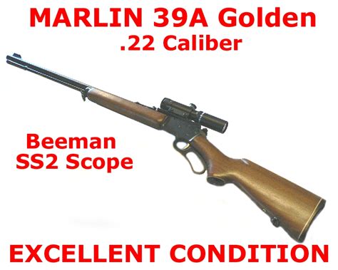 Marlin Model 39A Golden Boy W Beeman SS2 Scope EXCELLENT Picture 1