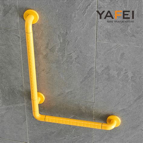 Professional Toilet Abs Wall Mount Handle Rail Nylon Barrier Free