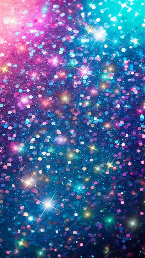 Premium AI Image | a colorful background with glitter and sparkles