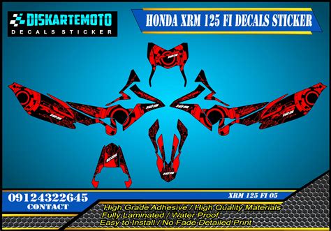 Honda Xrm Fi Decals Sticker Ubicaciondepersonas Cdmx Gob Mx