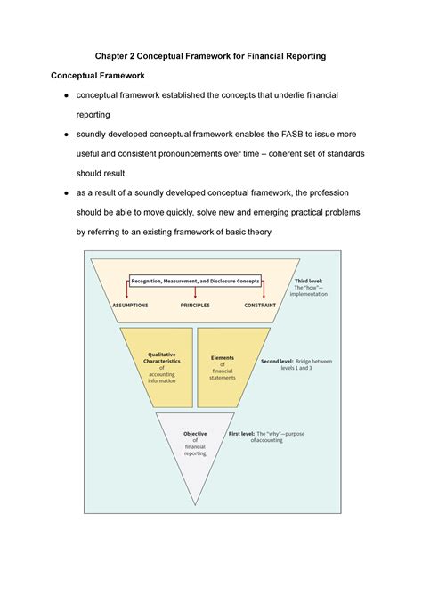 Ch2 Conceptual Framework For Financial Reporting Chapter 2 Conceptual Framework For Financial