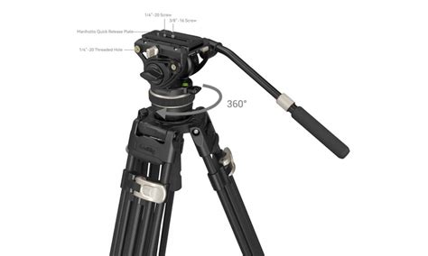 Smallrig Freeblazer Heavy Duty Carbon Fiber Video Tripod Kit