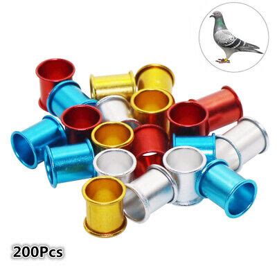 Pcs Aluminum Identification Poultry Leg Bands Pigeon Bird Rings Mm